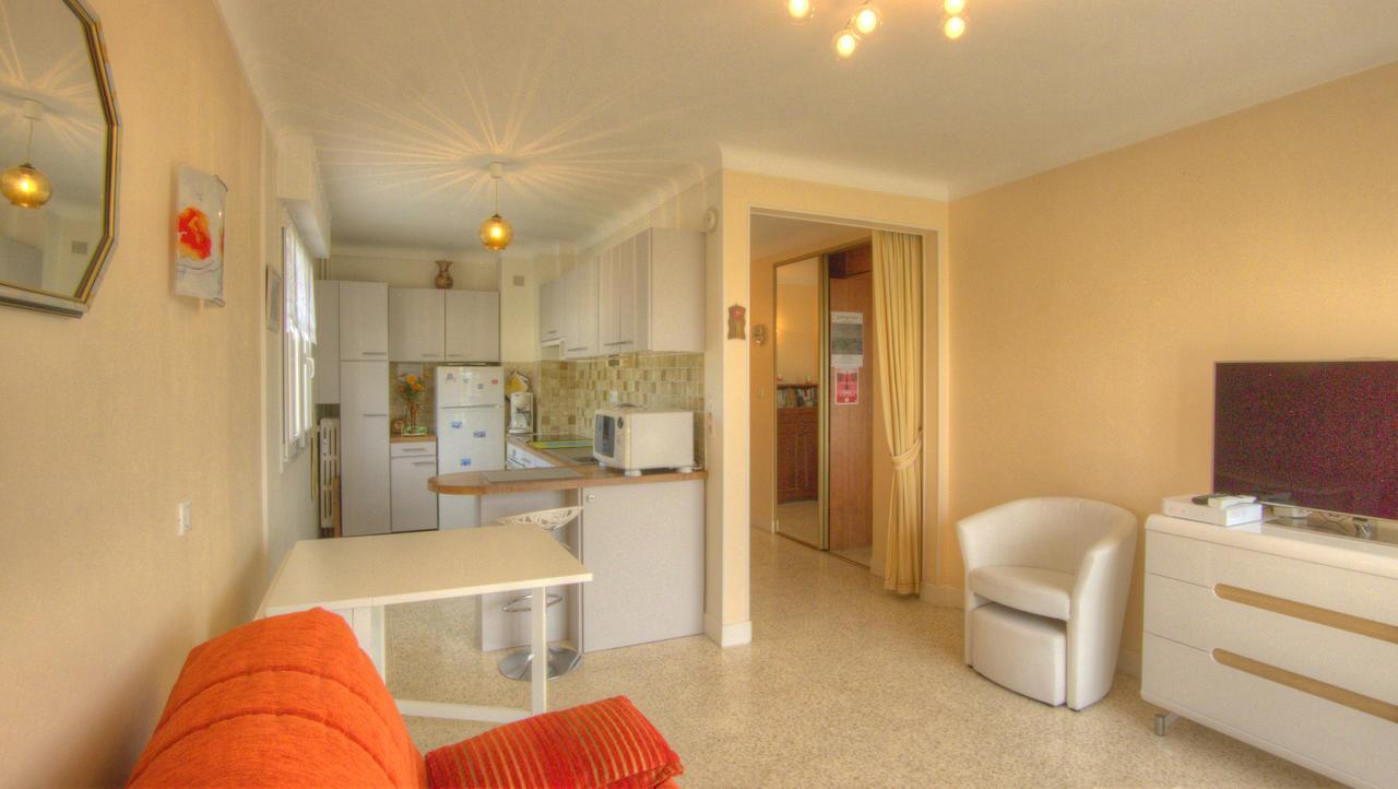 Studio 3 Etoiles Vue Mer 150M Plages Parking Clim Wifi Cannes Exterior foto